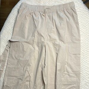 Men's Beige Cargo Pants